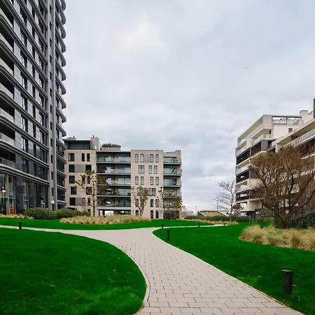 New Sunny With 2 Large Terraces Lejlighed Oostende